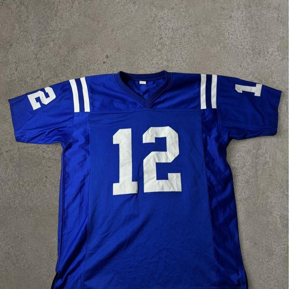 NFL Indianapolis Colts Andrew Luck 12 Jersey Blue XL